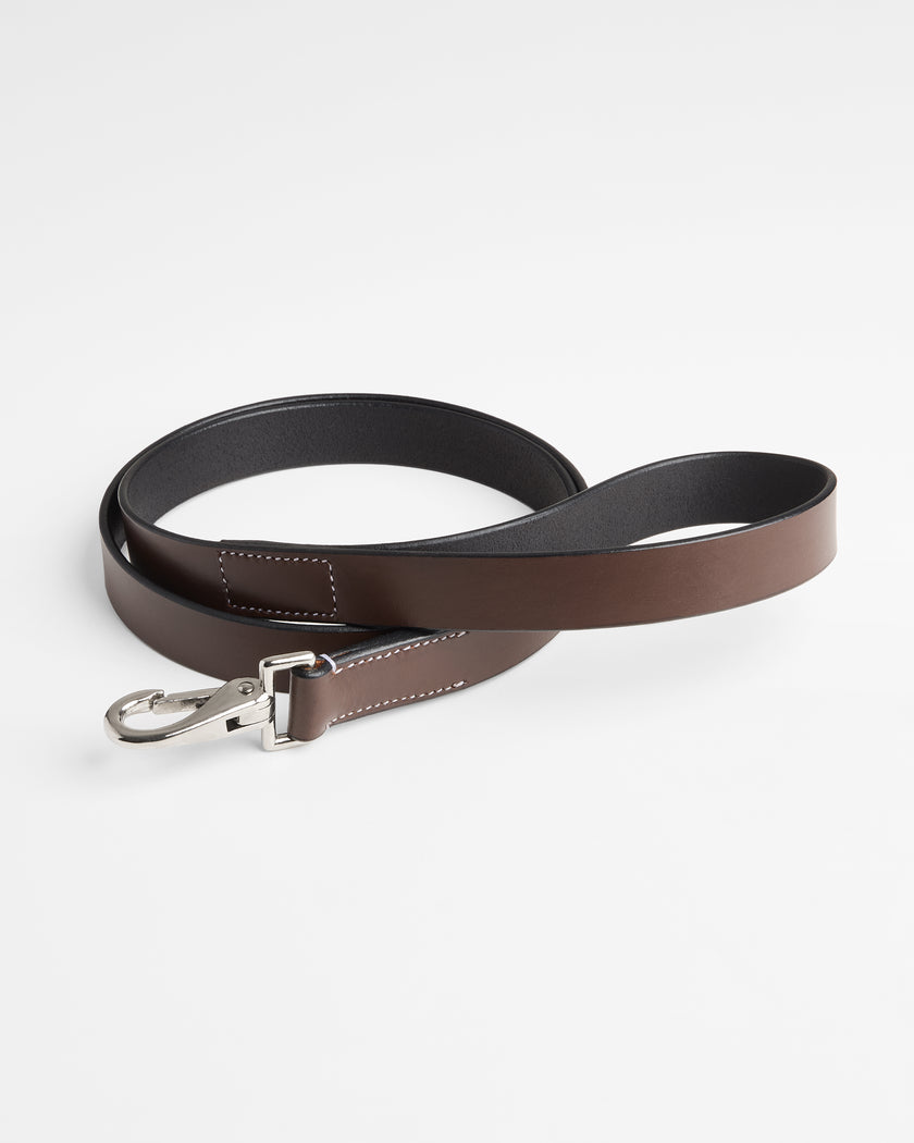 Laisse en cuir - Marron clair
